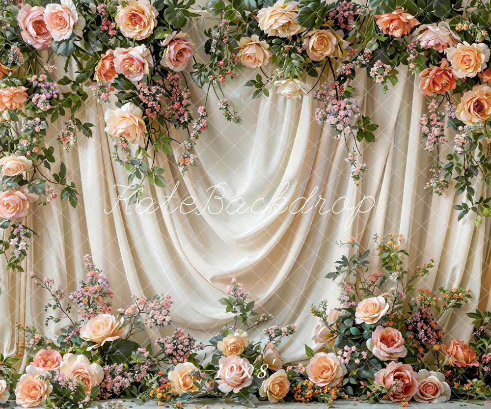 Kate Spring Colorful Flower Backdrop Designed by Emetselch