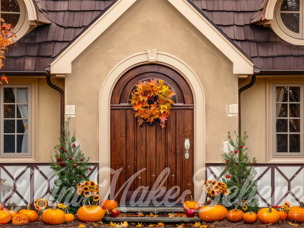 Kate Autumn Cottage Backdrop Designed by Mini MakeBelieve - Kate Backdrop AU