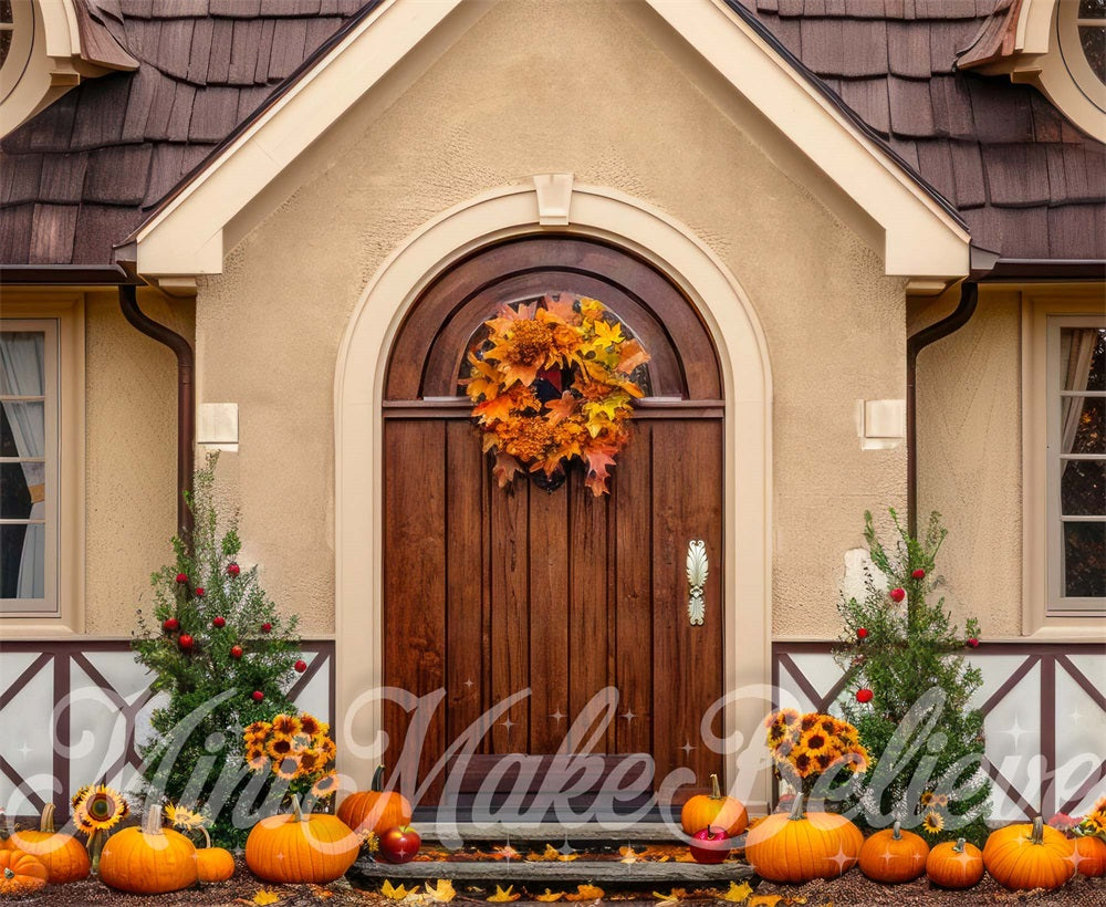 Kate Autumn Cottage Backdrop Designed by Mini MakeBelieve - Kate Backdrop AU