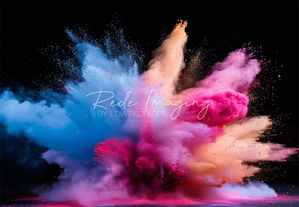 Kate Burst of Powder Backdrop Designed by Lidia Redekopp