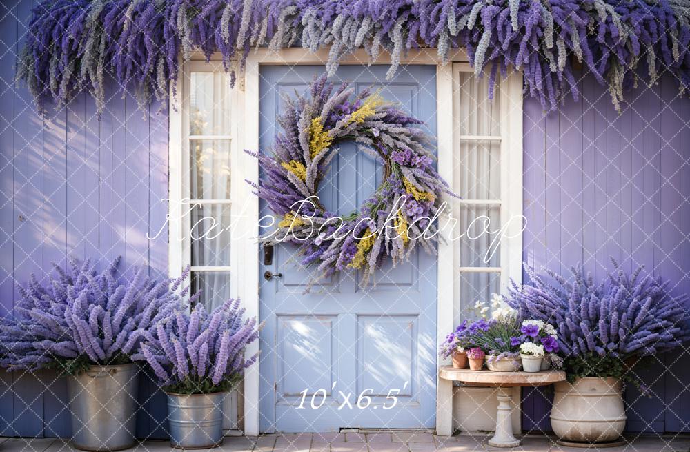 Kate Flowers Purple Lavender Backdrop Designed by Emetselch - Kate Backdrop AU