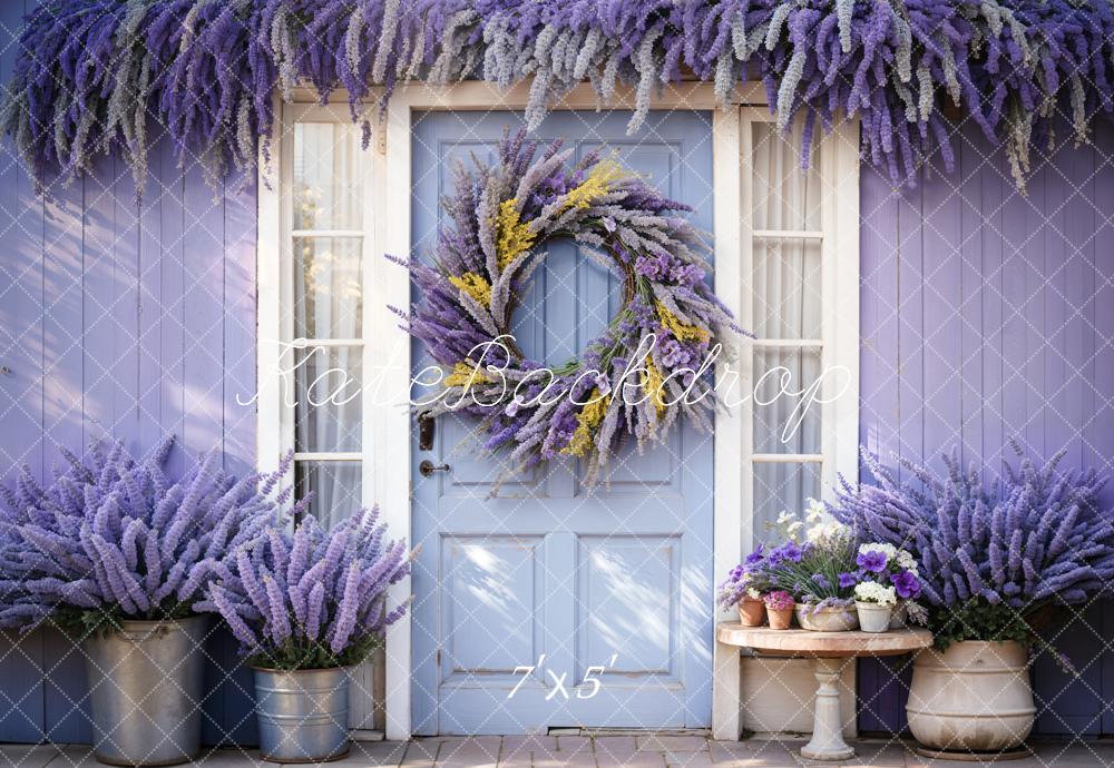 Kate Flowers Purple Lavender Backdrop Designed by Emetselch - Kate Backdrop AU
