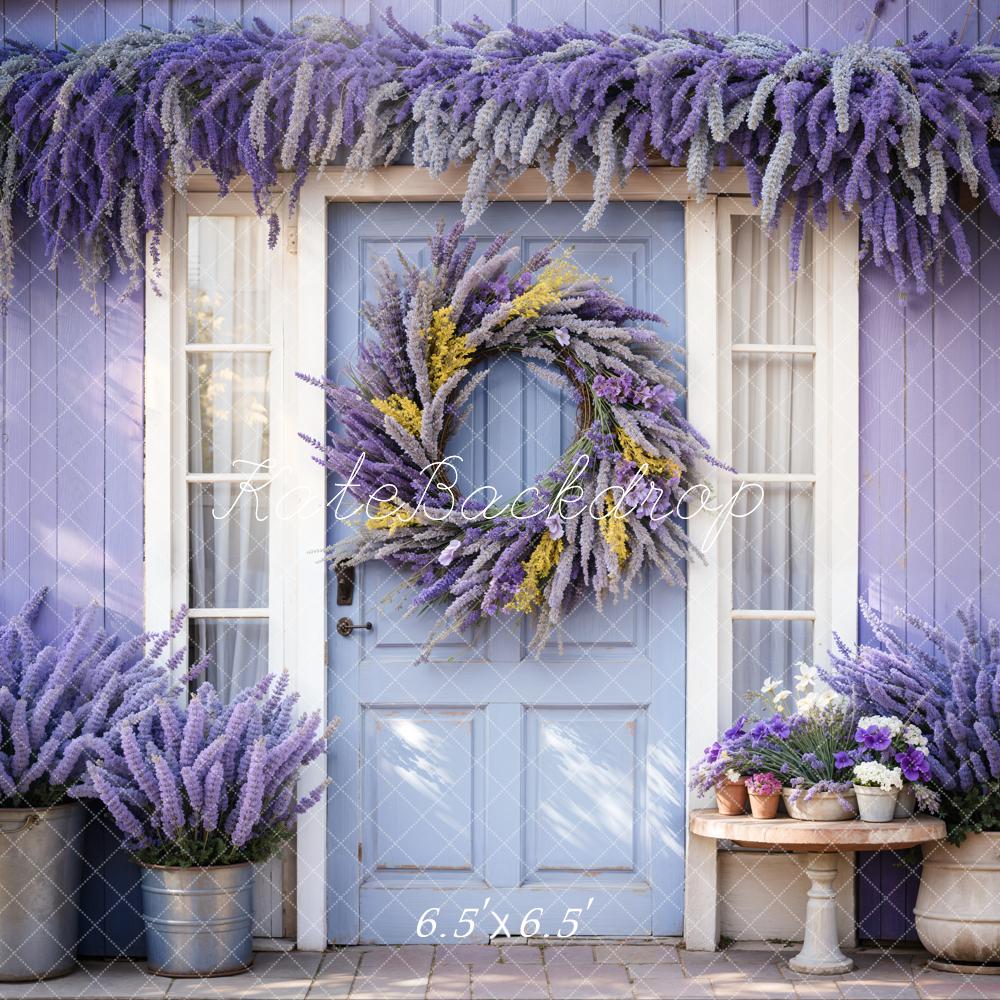 Kate Flowers Purple Lavender Backdrop Designed by Emetselch - Kate Backdrop AU