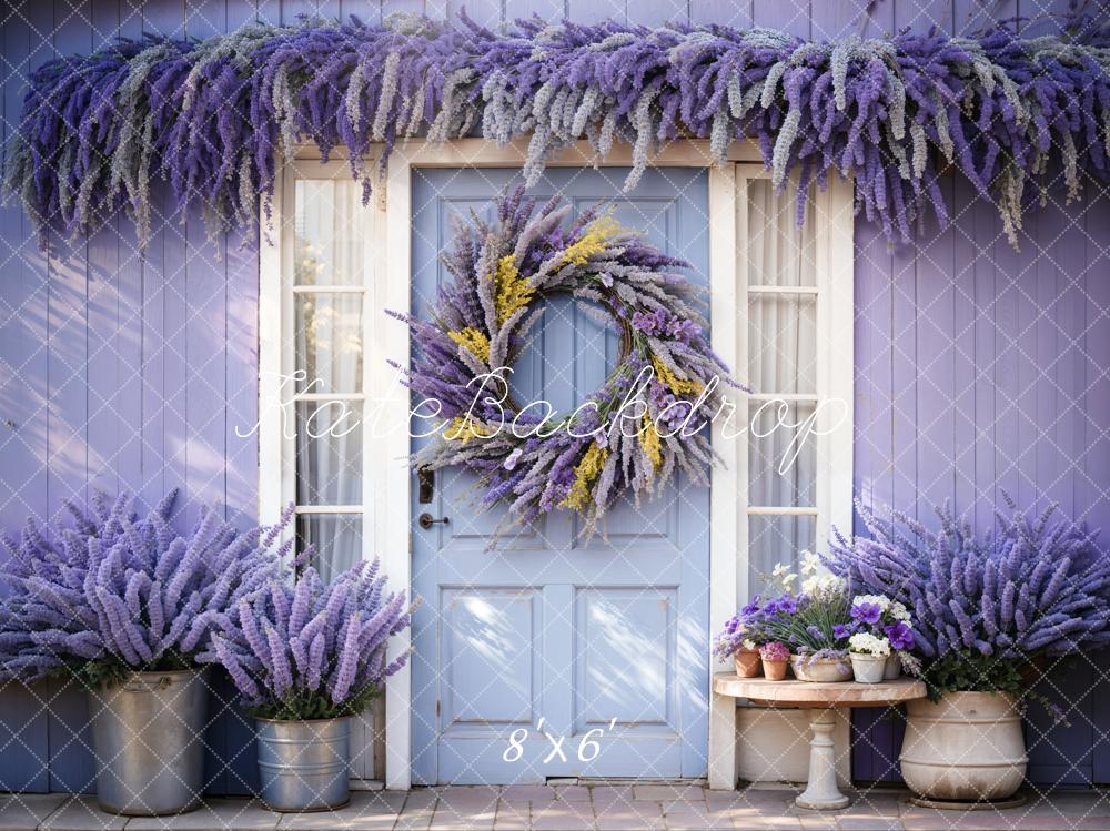 Kate Flowers Purple Lavender Backdrop Designed by Emetselch - Kate Backdrop AU