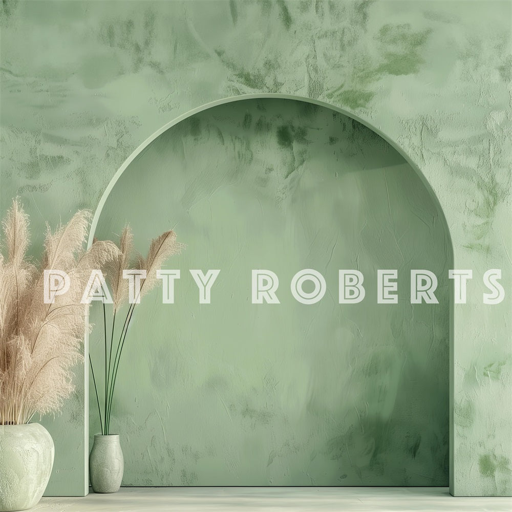 Kate Green Arch Wall Backdrop Designed by Patty Robert - Kate Backdrop AU