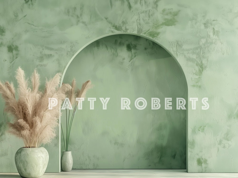 Kate Green Arch Wall Backdrop Designed by Patty Robert - Kate Backdrop AU