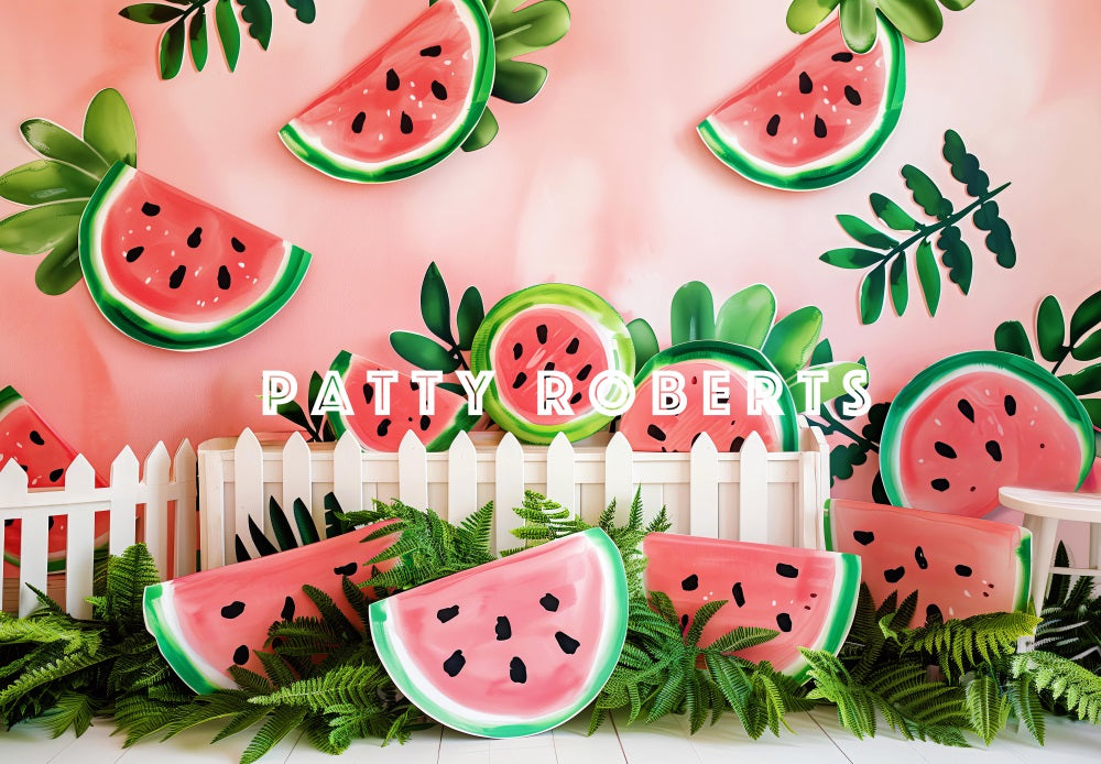 Kate Watermenon Summer Backdrop Designed by Patty Robert - Kate Backdrop AU