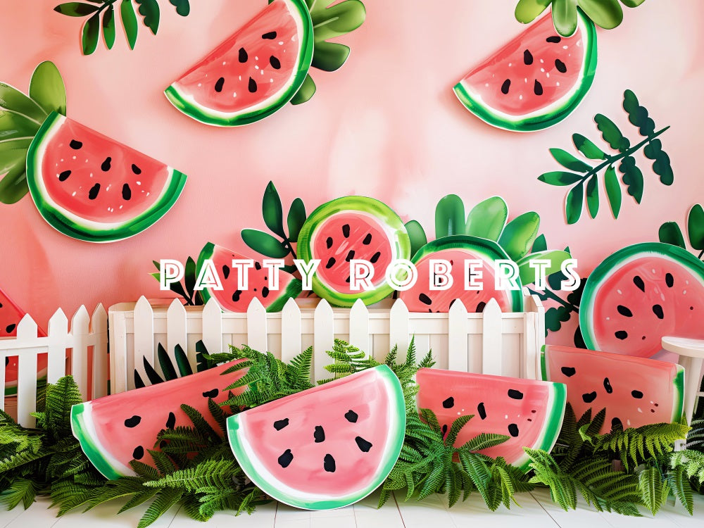 Kate Watermenon Summer Backdrop Designed by Patty Robert - Kate Backdrop AU