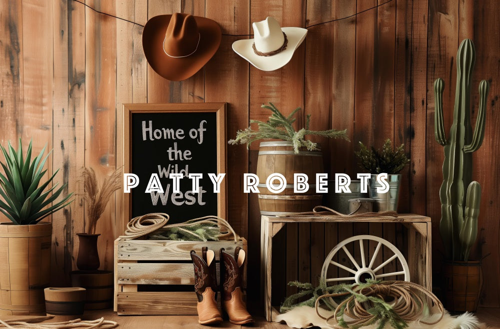 Kate Wild West Backdrop Boy Designed by Patty Robert - Kate Backdrop AU