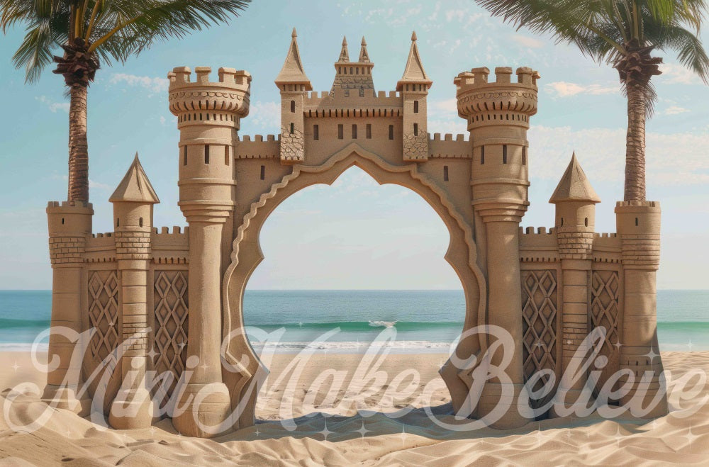 Kate Sandcastle Backdrop Designed by Mini MakeBelieve