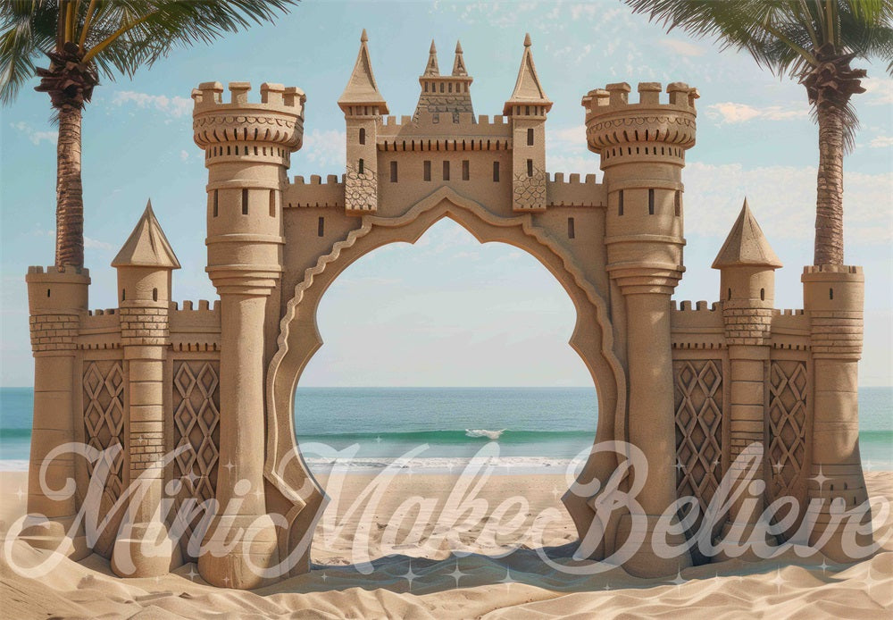 Kate Sandcastle Backdrop Designed by Mini MakeBelieve