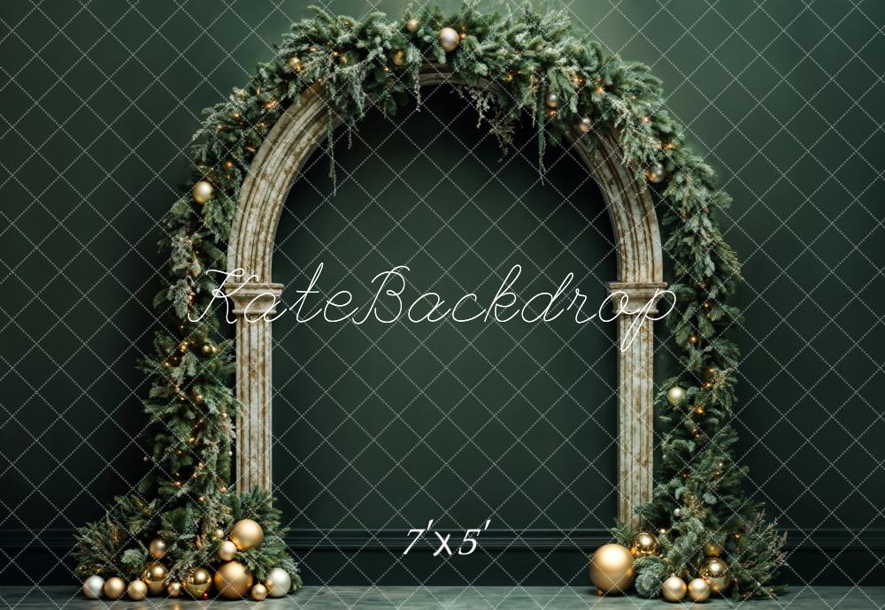Kate Green Christmas Arch Backdrop Designed by Emetselch - Kate Backdrop AU