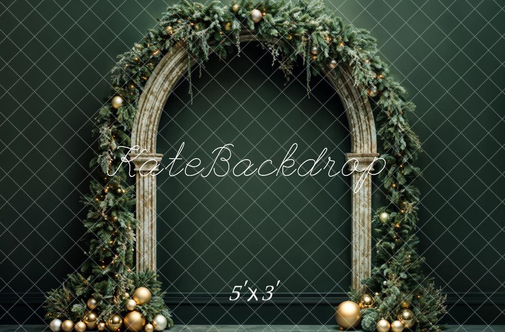 Kate Green Christmas Arch Backdrop Designed by Emetselch - Kate Backdrop AU