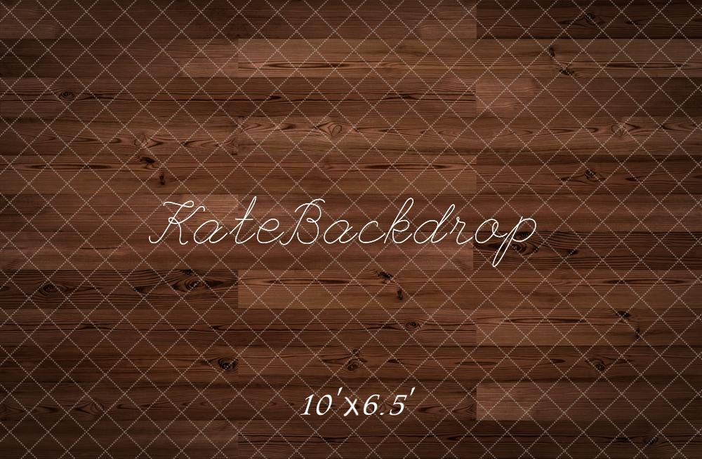 Kate Brown Wooden Striped Floor Backdrop Designed by Kate Image - Kate Backdrop AU