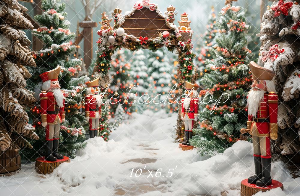 Kate Snow Christmas Nutcracker Backdrop Designed by Emetselch - Kate Backdrop AU