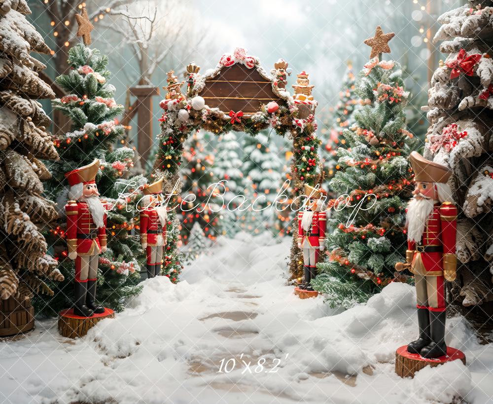 Kate Snow Christmas Nutcracker Backdrop Designed by Emetselch - Kate Backdrop AU