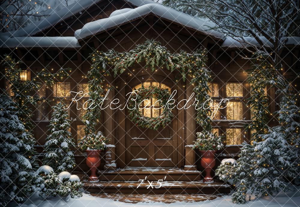 Kate Winter Christmas Evening Backdrop Designed by Chain Photography - Kate Backdrop AU
