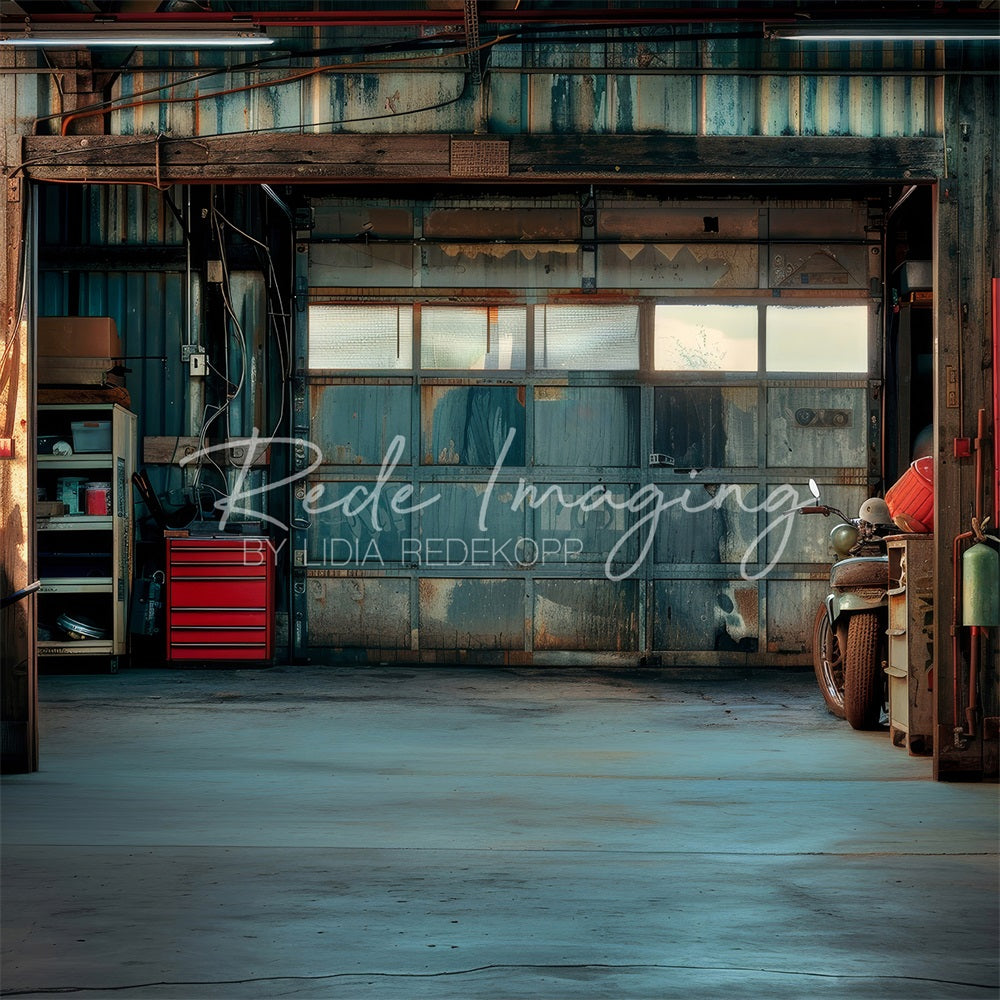 Kate Father's Day Dirty Garage Backdrop Designed by Lidia Redekopp