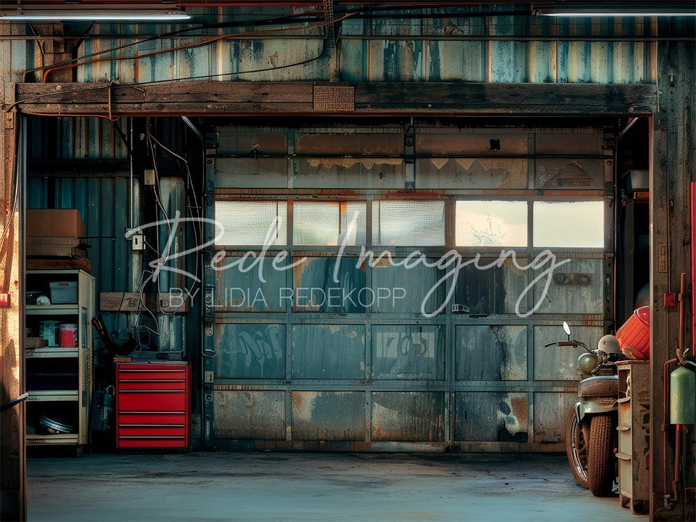 Kate Father's Day Dirty Garage Backdrop Designed by Lidia Redekopp