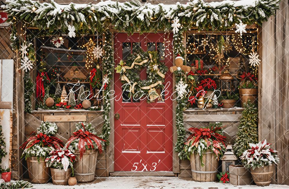 Kate Christmas Winter Outdoor Backdrop Designed by Emetselch - Kate Backdrop AU