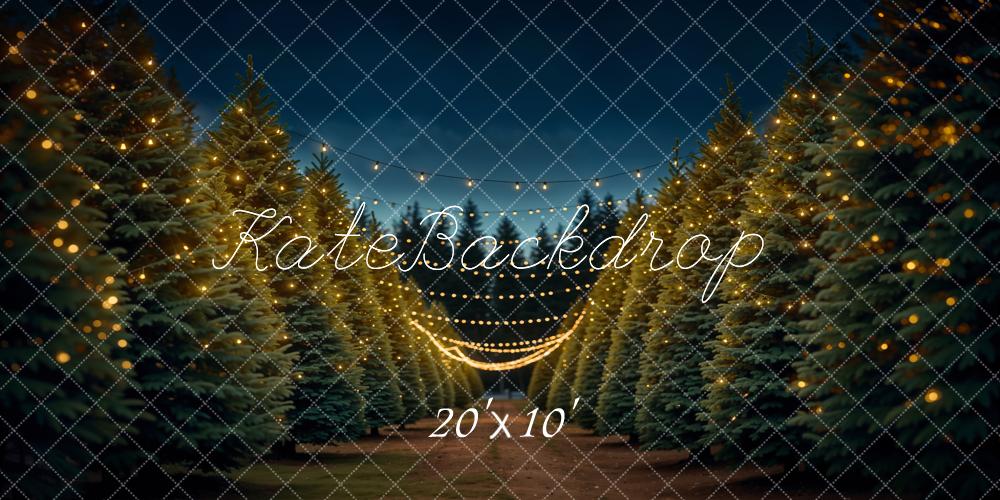 Kate Winter Night Forest Backdrop Designed by Emetselch - Kate Backdrop AU