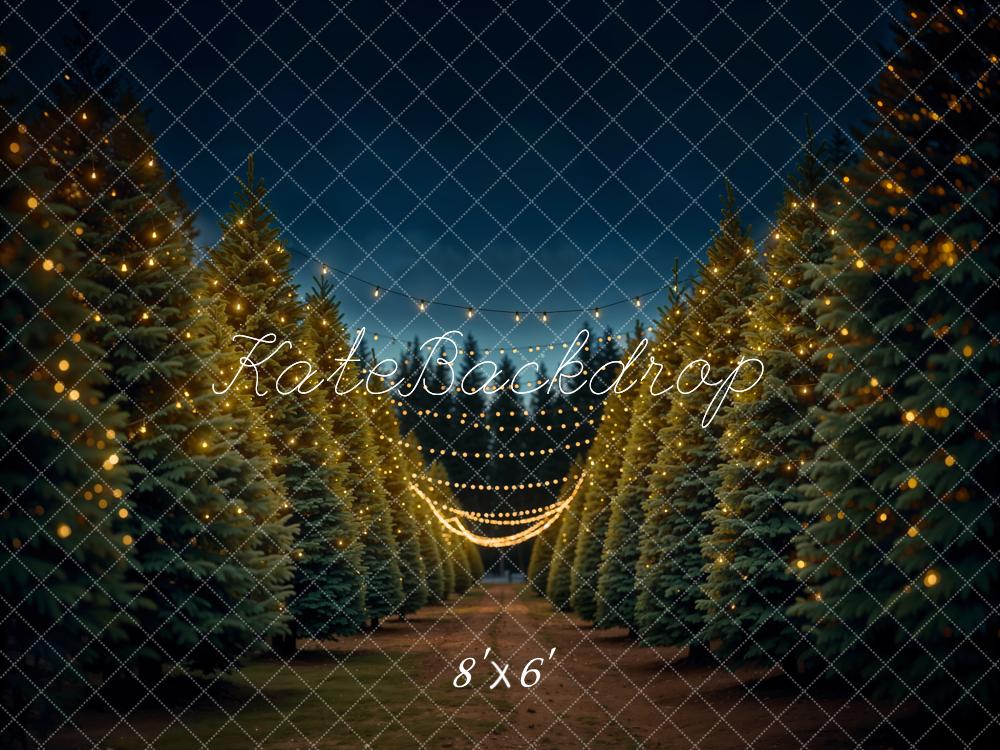 Kate Winter Night Forest Backdrop Designed by Emetselch - Kate Backdrop AU