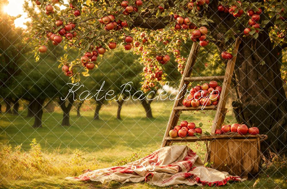 Kate Red Apple Manor Backdrop Ladder Designed by Emetselch - Kate Backdrop AU
