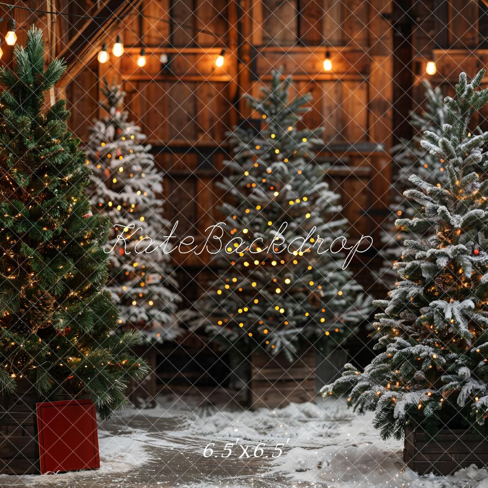 Kate Christmas Tree Bokeh Backdrop Designed by Emetselch - Kate Backdrop AU