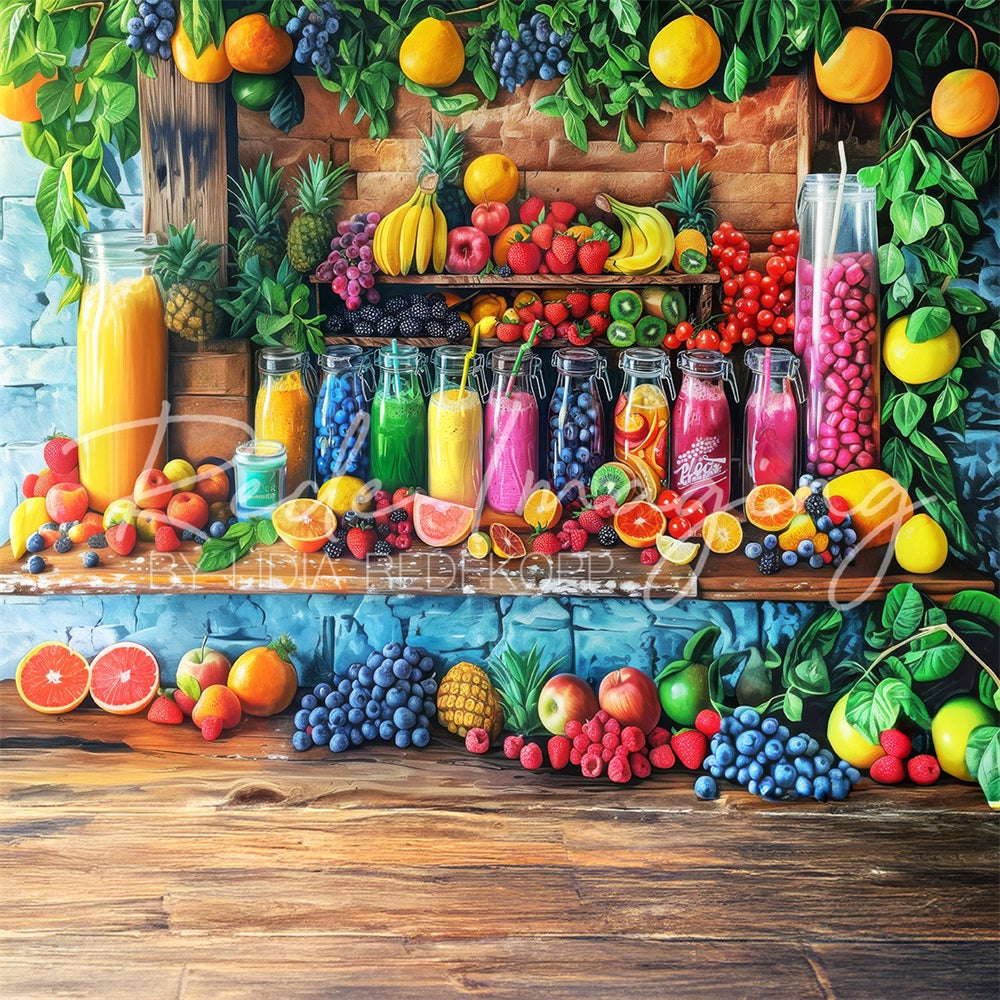 Kate Fruit Shop Backdrop Designed by Lidia Redekopp - Kate Backdrop AU