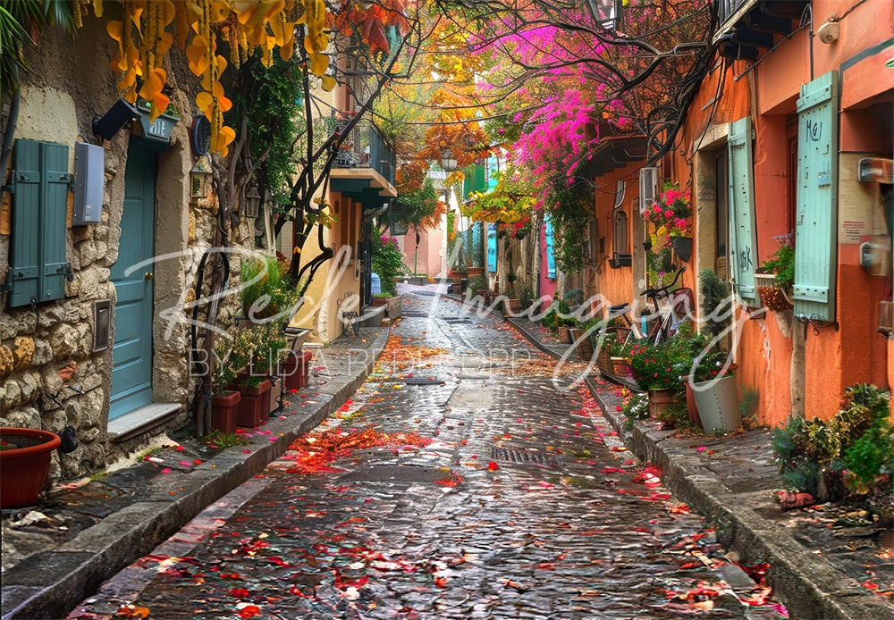 Kate Italian Back Street Backdrop Designed by Lidia Redekopp - Kate Backdrop AU