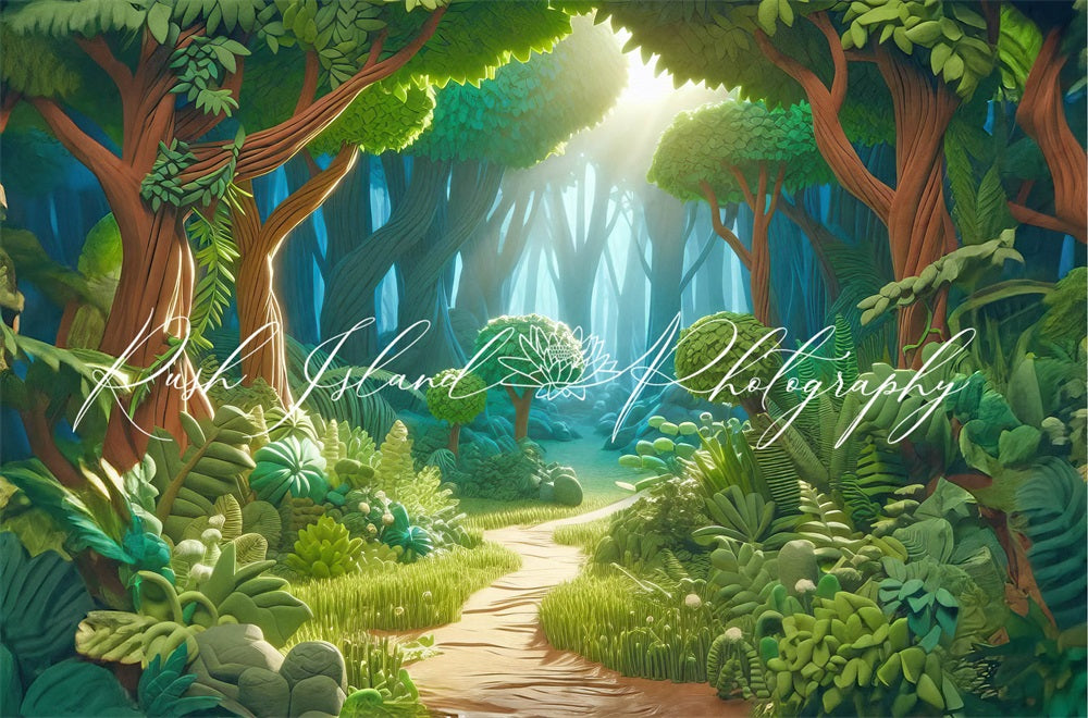 Kate Jungle Pathway Backdrop Designed by Laura Bybee - Kate Backdrop AU