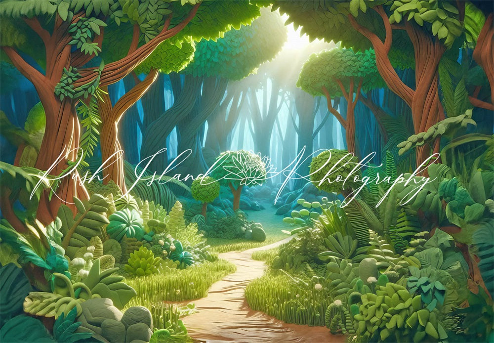 Kate Jungle Pathway Backdrop Designed by Laura Bybee - Kate Backdrop AU