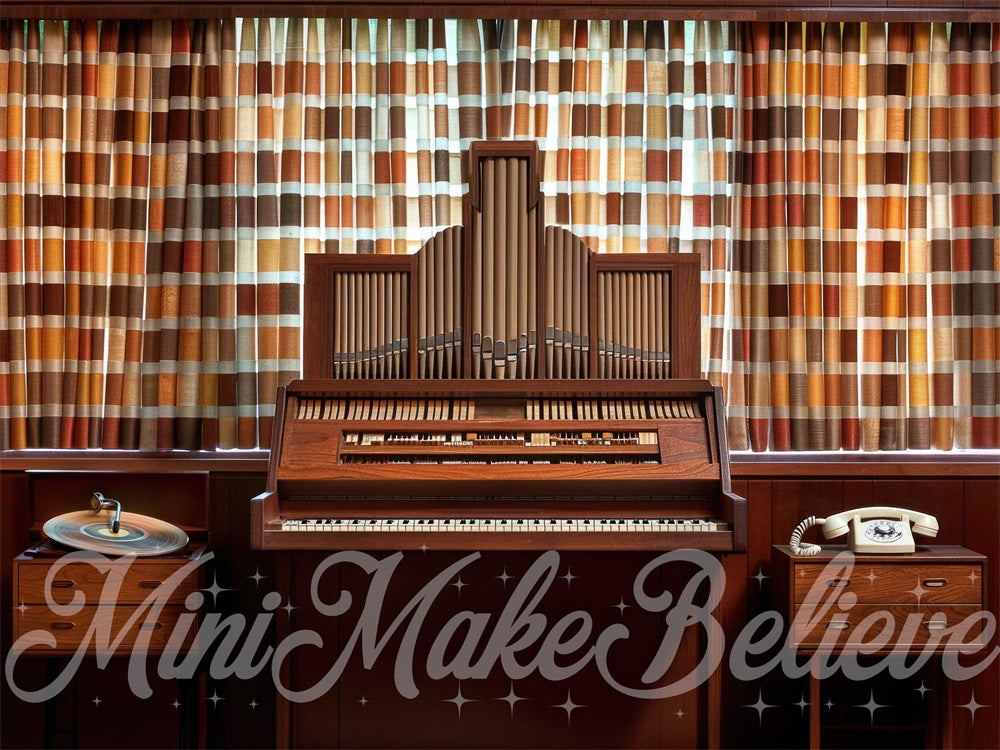 Kate 1970s Music Room Backdrop Designed by Mini MakeBelieve - Kate Backdrop AU