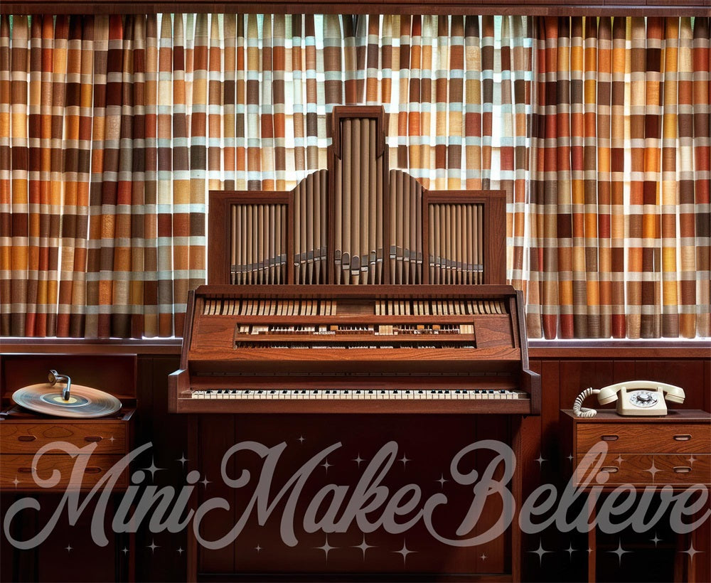 Kate 1970s Music Room Backdrop Designed by Mini MakeBelieve - Kate Backdrop AU