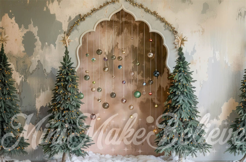 Kate Christmas Boho Arch Backdrop Designed by Mini MakeBelieve - Kate Backdrop AU