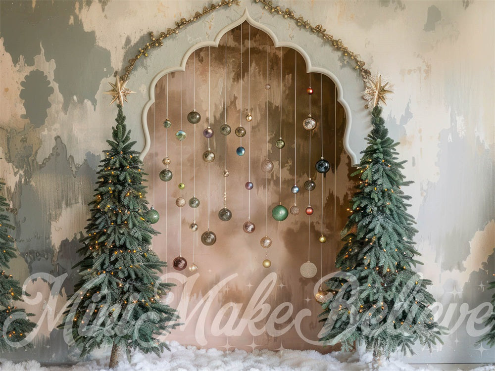 Kate Christmas Boho Arch Backdrop Designed by Mini MakeBelieve - Kate Backdrop AU