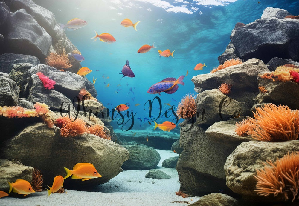 Kate Under The Sea Backdrop Designed by Nora Dishman - Kate Backdrop AU