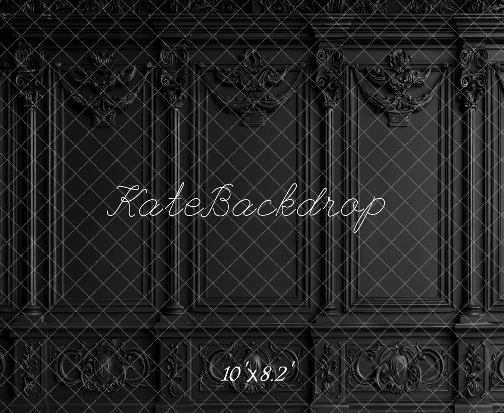 Kate Black Vintage Wall Backdrop Designed by Chain Photography - Kate Backdrop AU