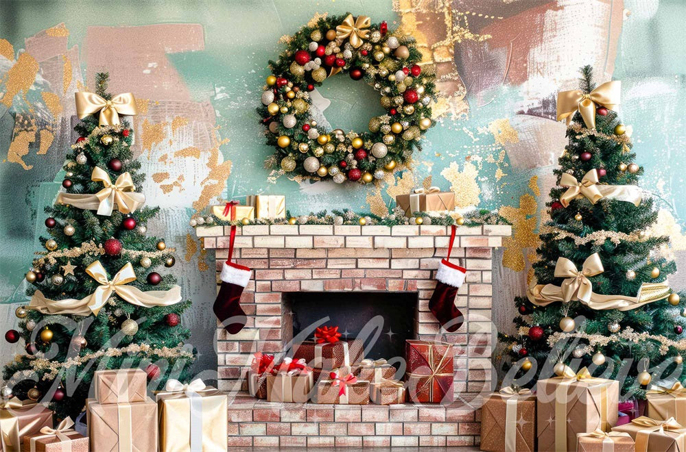 Kate Provincial Christmas Backdrop Designed by Mini MakeBelieve - Kate Backdrop AU