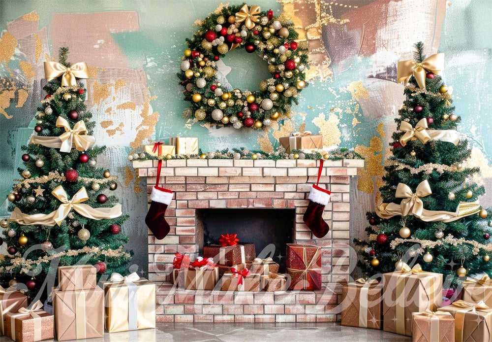 Kate Provincial Christmas Backdrop Designed by Mini MakeBelieve - Kate Backdrop AU