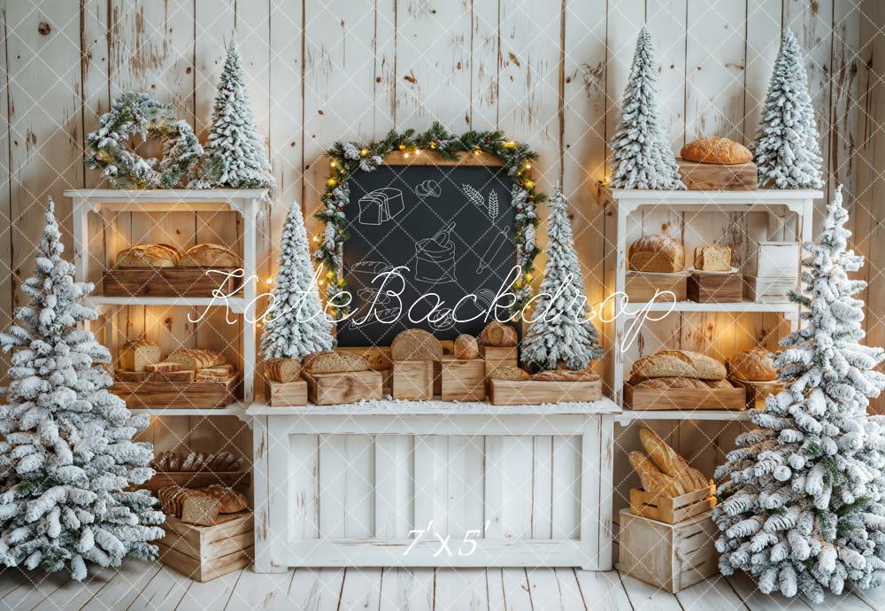 Kate Christmas Tree Bread Chalkboard Backdrop Designed by Emetselch - Kate Backdrop AU