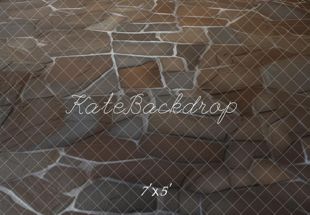 Kate Classic Exterior Cobble Stone Backdrop Designed by Mini MakeBelieve - Kate Backdrop AU