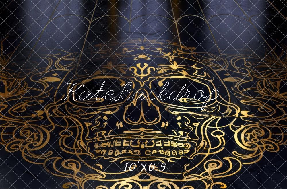 Kate Skeleton Room Skull Floor Backdrop Designed by Mini MakeBelieve - Kate Backdrop AU