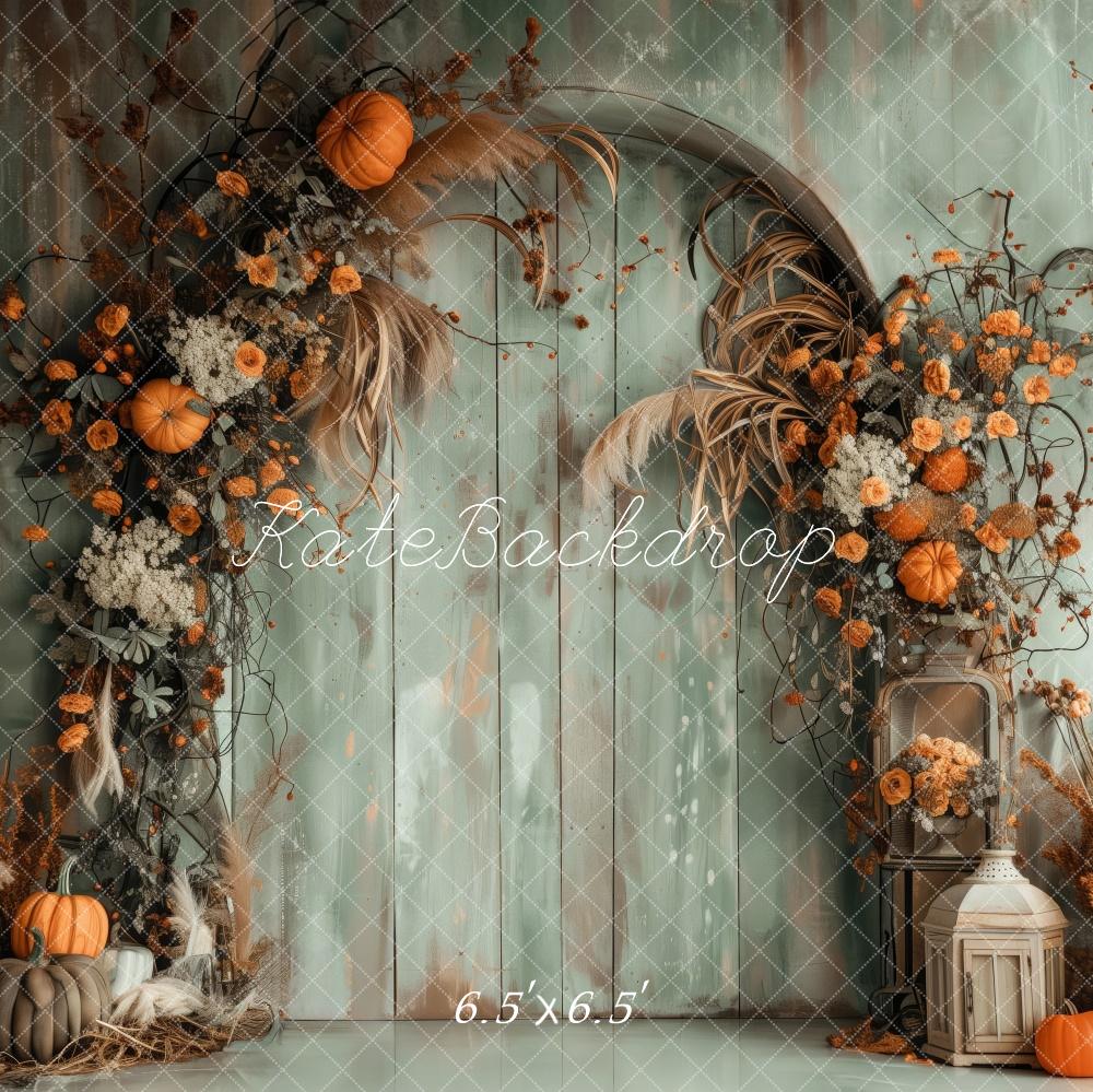 Kate Harvest Celebration Arch Pumpkins Backdrop Designed by Patty Robert - Kate Backdrop AU