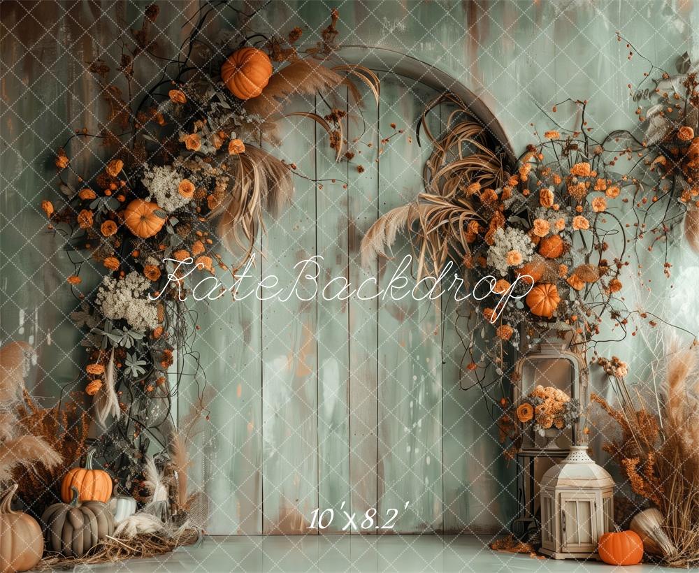 Kate Harvest Celebration Arch Pumpkins Backdrop Designed by Patty Robert - Kate Backdrop AU