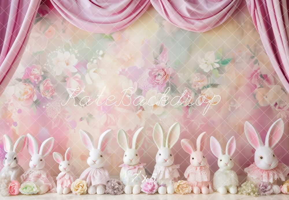 Kate Pastel  Easter Bunny Parade Backdrop Designed by Patty Robert - Kate Backdrop AU