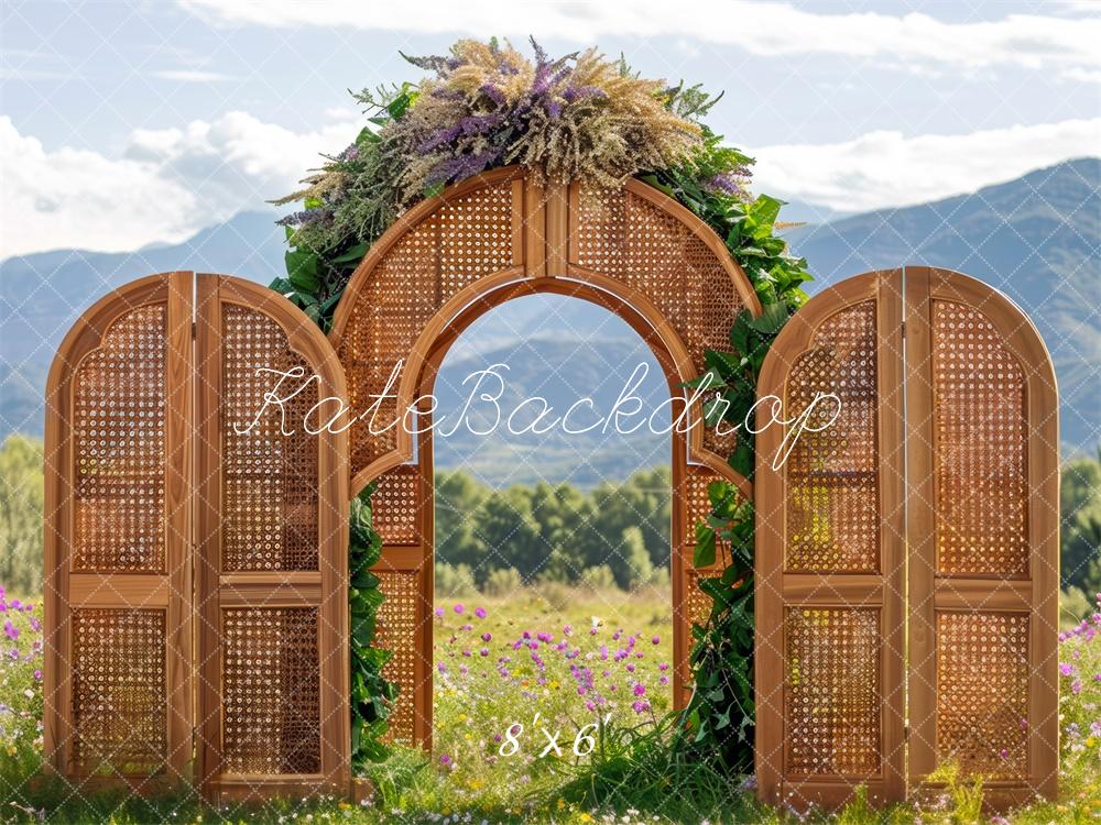 Kate Boho Spring  Arch Exterior Backdrop Designed by Mini MakeBelieve - Kate Backdrop AU