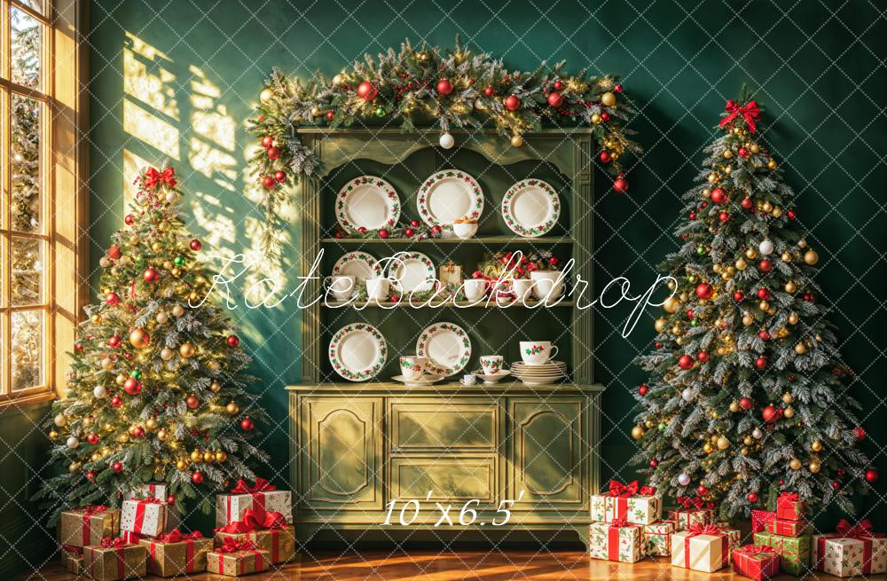 Kate Green Christams Tree Cupboard Backdrop Designed by Chain Photography - Kate Backdrop AU