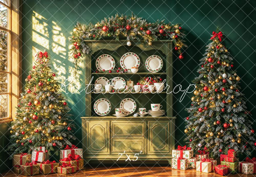 Kate Green Christams Tree Cupboard Backdrop Designed by Chain Photography - Kate Backdrop AU