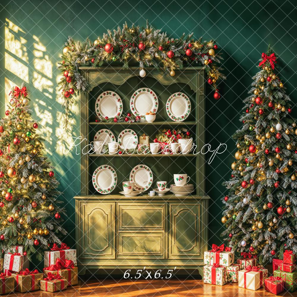 Kate Green Christams Tree Cupboard Backdrop Designed by Chain Photography - Kate Backdrop AU
